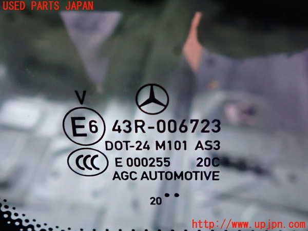 2UPJ-42191382]ベンツ EQA250(243701C)H243系 左クォーターガラス 中古 (AGC AUTOMOTIVE 43R-006723 M101)_m0002.jpg