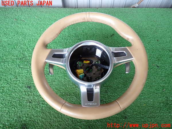 2UPJ-42227855]ポルシェ・カイエン S ハイブリッド(92ACGE)ステアリングホイール 中古_m0001.jpg