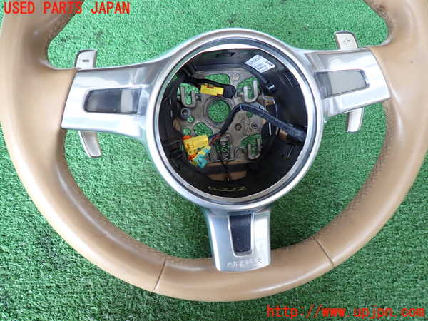 2UPJ-42227855]ポルシェ・カイエン S ハイブリッド(92ACGE)ステアリングホイール 中古_m0002.jpg