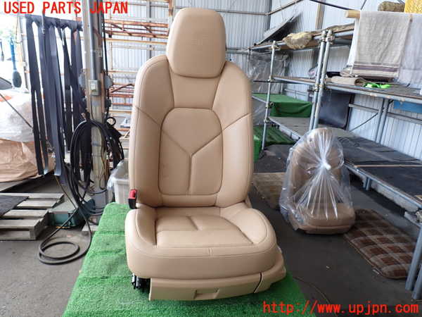2UPJ-42227065]ポルシェ・カイエン S ハイブリッド(92ACGE)助手席シート 中古_m0001.jpg