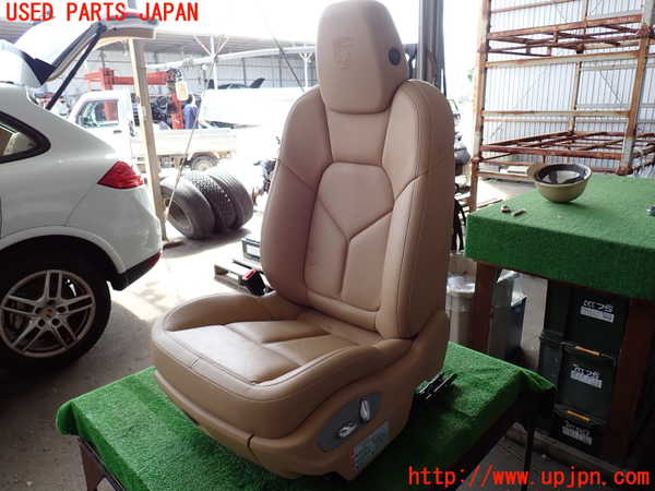 2UPJ-42227065]ポルシェ・カイエン S ハイブリッド(92ACGE)助手席シート 中古_m0003.jpg