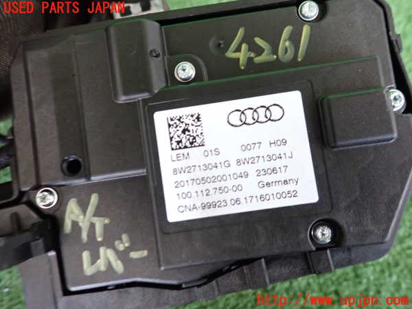 2UPJ-42617555]アウディ・A5 スポーツバック(F5CVKL)ATシフトレバー 中古_m0003.jpg