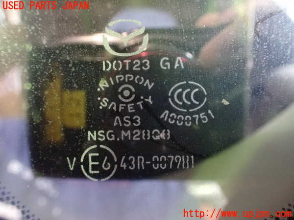 2UPJ-43051382]CX-5(KE2AW)左クォーターガラス 中古 NSG M28Q8 43R-007981_m0002.jpg