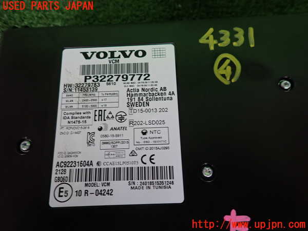 2UPJ-43316149]ボルボ・S60(ZB420TM)コンピューター4 中古_m0003.jpg