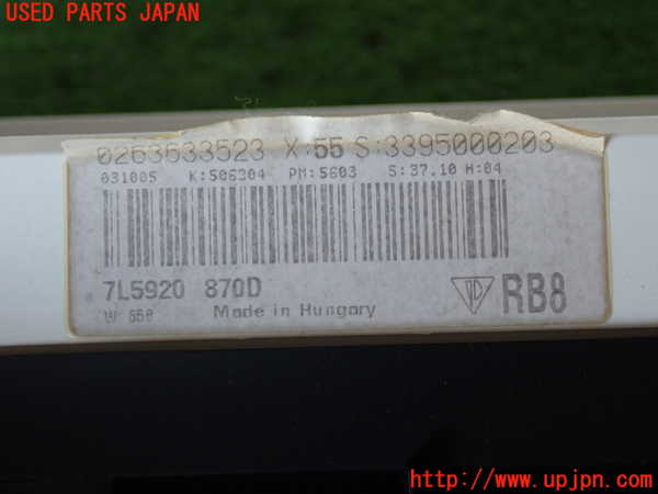 2UPJ-44076170]ポルシェ・カイエン S(9PA00A)スピードメーター 中古_m0004.jpg