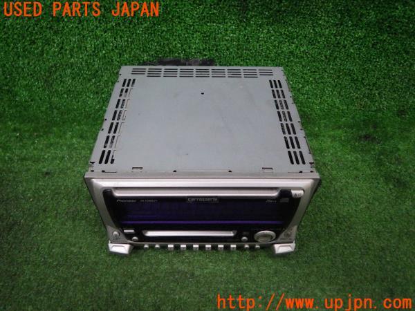 3UPJ=90520518]TOYOTA/DAIHATSU トヨタ ダイハツ 純正 カロッツェリア CD/MD プレーヤー FH-P3006ZY/86180-97209 カーオーディオ 2DIN 中古_m0