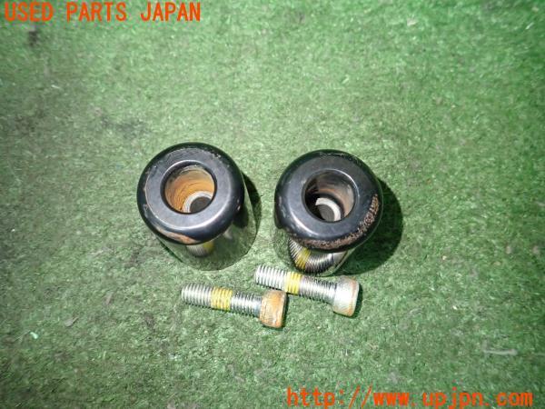 3UPJ=91760063]カワサキ ER-4n 2011年モデル(ER400B)純正 グリップエンド バーエンド ハンドルウエイト 左右セット 中古_m1