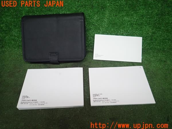3UPJ=93490802]アウディ Q5 2．0TFSIクワトロ(8RCDNF)取扱説明書 取説 マニュアル ケース 中古_m1