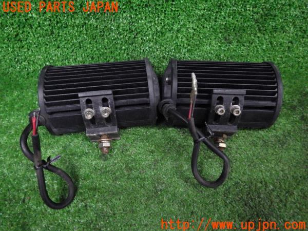3UPJ=93700590]ジープ ラングラー Unlimited Sport(JK36L 3代目)後期 社外 ワークライト LED イエロー 補助ランプ フォグランプ 中古_m3