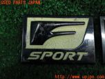 3UPJ=95870023]レクサス IS350 Version L(GSE21 20系)前期 社外 F-SPORT エンブレム 左右 フロント フェンダーエンブレム バッジ ジャンク_s1