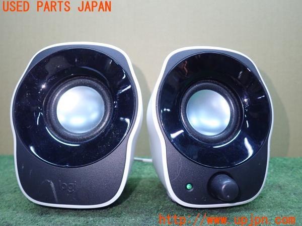 3UPJ=97120535]NV350 キャラバン バン(VR2E26)後期 logicool ロジクール PC用スピーカー Z120 USB電源 3.5mmジャック 中古_m1