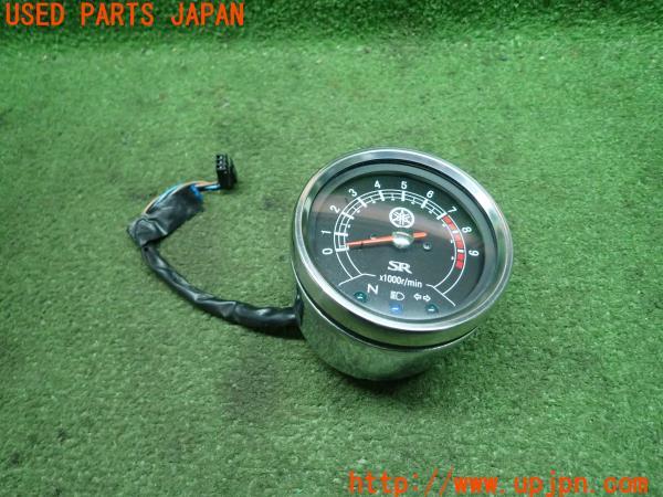 ヤマハSR400(RH03J)2016y 60th タコメーター 2RD-83540-00 黒文字盤