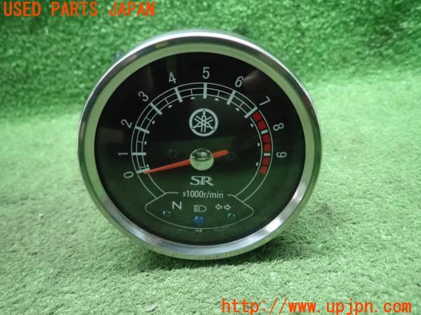 ヤマハSR400(RH03J)2016y 60th タコメーター 2RD-83540-00 黒文字盤