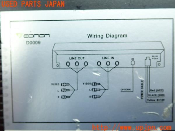 3UPJ=99770518]ジープグランドチェロキー(WK36TA)Jeep 2014ｙ EONON DVDプレーヤー D0008 ジャンク_m1