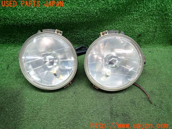 3UPJ=10220561]ランクル70系(HZJ77HV(改))中期 社外 LED付き ヘッドライト ランプ 左右 中古_m0