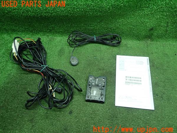 3UPJ=10300503]Panasonic パナソニック ETC車載器 CY-ET909KD ユニット 連動ハーネス 中古_m2