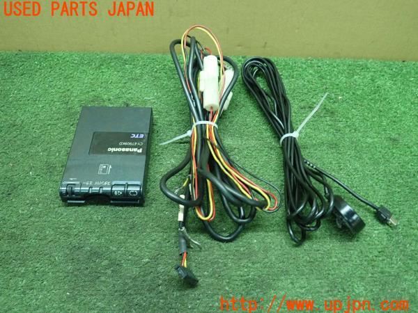 3UPJ=10390503]ランクルプラド(LJ78W)前期 Panasonic パナソニック ETC車載器 CY-ET909KD 中古_m0