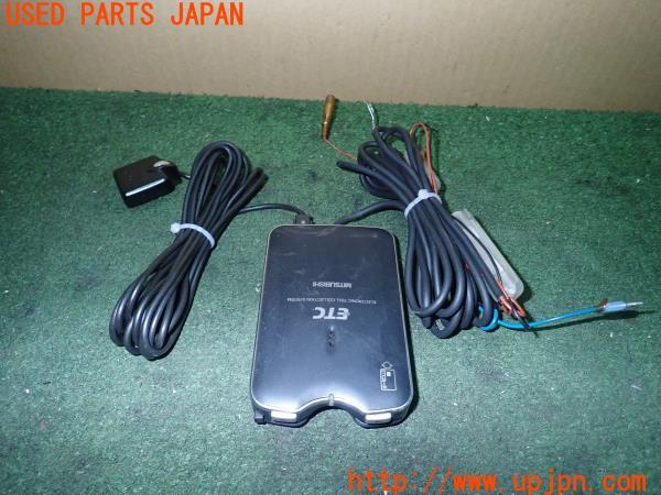 3UPJ=10520503]ランサーエボリューションⅦ GSR(CT9A)三菱電機 ミツビシ ETC車載器 EP-9U78VB X792T07983 中古_m0