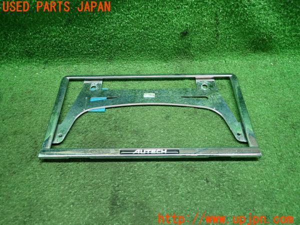 3UPJ=11020012]NV350 キャラバン バン(E26)ライダー プレミアムGX AUTECH オーテック ナンバープレートフレーム 1点 中古_m0