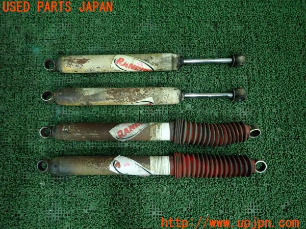 3UPJ=11140408]ランクル60系(HJ60V(改))中期 バンGXハイルーフ RANCHO ランチョ ショックアブソーバー サスペンション 4本 中古_m0