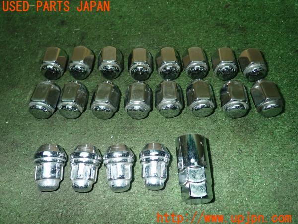3UPJ=11190968]ヴェルファイアハイブリッド(ATH20W)WePro ホイールロックナットセット M12×P1.5 中古_m2