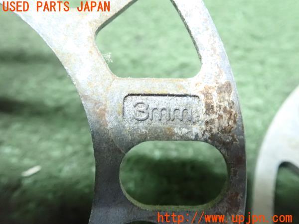 3UPJ=11230800]ランエボ10(CZ4A)GSR ホイールスペーサー 3mm/5mm LANCER EVOLUTION X 各1点 中古 _m2