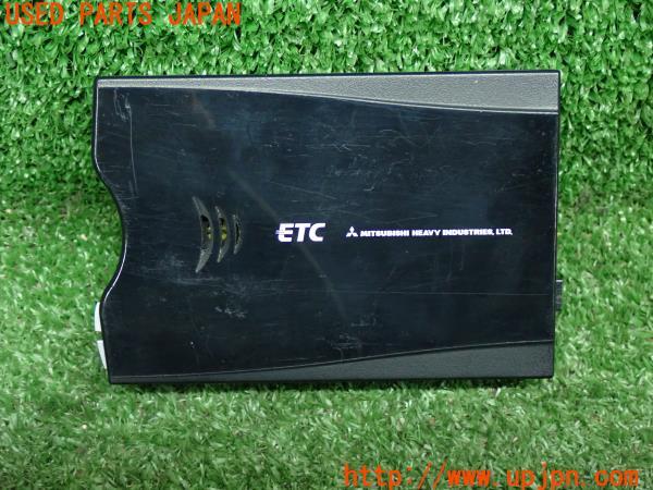 3UPJ=11330503]三菱アウトランダー 2代目(GG2W)後期 三菱重工 ETC車載器 MOBE-700 分離型 音声案内 中古 _m1
