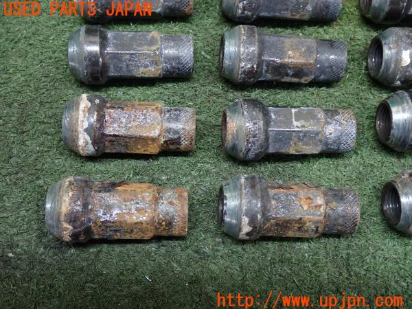 3UPJ=11440967]フェアレディZ クーペ(Z33)前期 社外 レーシング ホイールナット スチール 貫通 M12XP1.25 20個 中古_m1