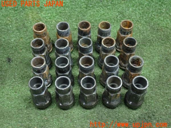 3UPJ=11440967]フェアレディZ クーペ(Z33)前期 社外 レーシング ホイールナット スチール 貫通 M12XP1.25 20個 中古_m3