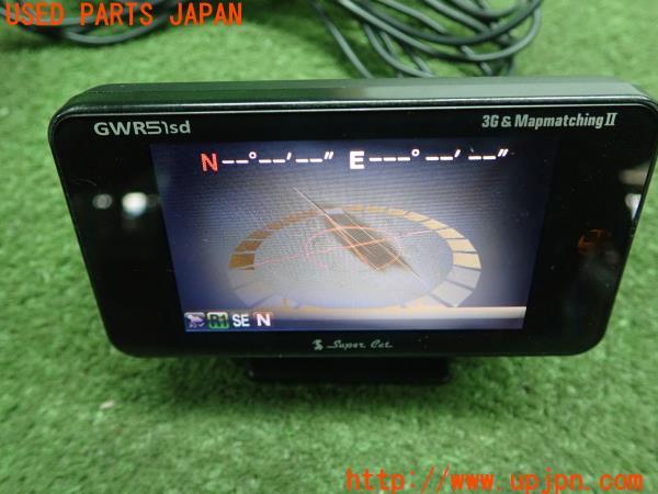 3UPJ=11510575]YUPITERU ユピテル レーダー探知機 GWR51sd ワンボディタイプ スーパーキャット 中古_m4