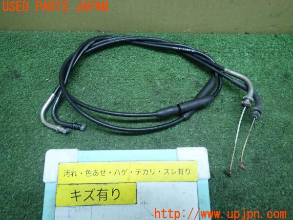 3UPJ=11820154]カワサキ・ニンジャ H2 SX SE(ZXT02A)純正 エキゾーストバルブワイヤー 中古_m0