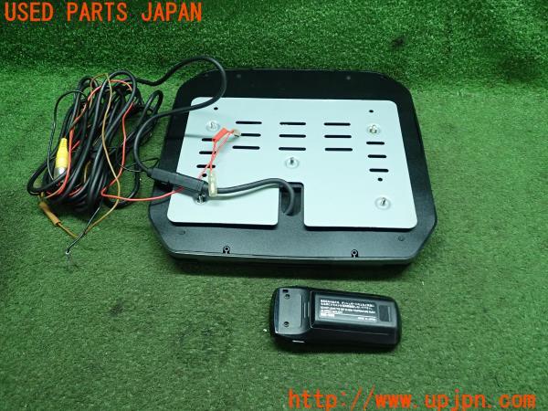 3UPJ=12030559]ポルシェ カイエン957(9PA)2008y ALPINE アルパイン フリップダウンモニター TMX-R1050S リモコン付き 中古_m2