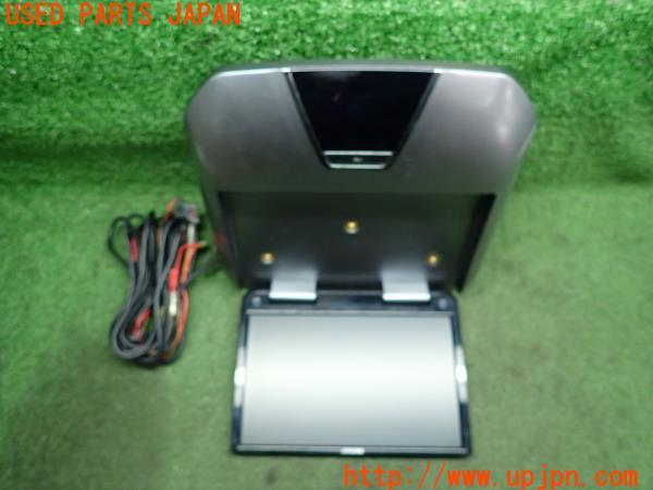 3UPJ=12030559]ポルシェ カイエン957(9PA)2008y ALPINE アルパイン フリップダウンモニター TMX-R1050S リモコン付き 中古_m3