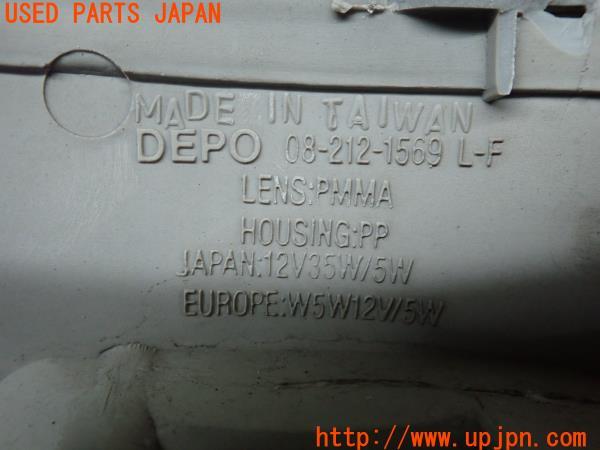 3UPJ=12420523]ランクルプラド(KZJ78W)70系 後期 DEPO デポ 左コーナーランプ ライト クリアレンズ 01-212-1569L 中古_m4