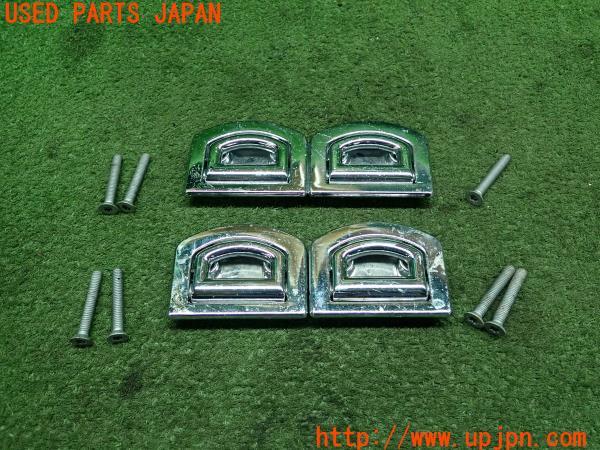 3UPJ=12430631]ポルシェ カイエン957(9PA- 並行)2008y ラゲッジフック トランク ラゲージ カーゴ 金具 4点 中古_m0