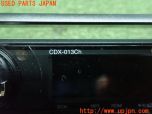 3UPJ=12510518]azur アズール CDプレーヤー CDX-013ch 車載用1DIN CD/USB/SDメインユニット 難有 中古_s4