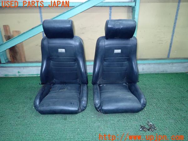 3UPJ=12560609]三菱ジープ(J58(改))Jeep J50系 CMR シートセット 運転席 助手席 リクライニング 左右 ジャンク_m0