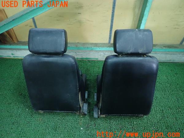 3UPJ=12560609]三菱ジープ(J58(改))Jeep J50系 CMR シートセット 運転席 助手席 リクライニング 左右 ジャンク_m4
