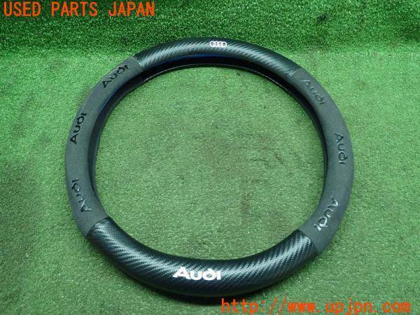 3UPJ=12730617]アウディA5 スポーツバック(F5系)45TFSIクワトロ Sライン 2021y ハンドルカバー カーボン柄 中古_m0