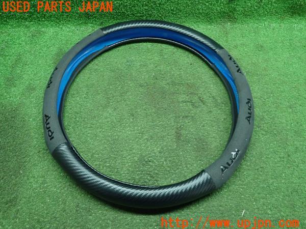3UPJ=12730617]アウディA5 スポーツバック(F5系)45TFSIクワトロ Sライン 2021y ハンドルカバー カーボン柄 中古_m1