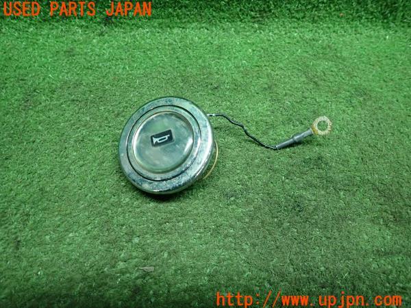 3UPJ=12980532]ランクル60系(HJ60V)中期 バンGXハイルーフ 社外 ホーンボタン スイッチ メッキ 中古_m0