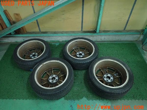 トヨタソアラ430SCV純正タイヤ&ホイール4本、1本曲がり有り要修理