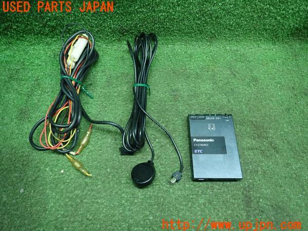 3UPJ=13020503]Panasonic パナソニック ETC車載器 CY-ET909KD アンテナ分離 音声案内 中古_m0