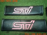 3UPJ=13250001]インプレッサ WRX-STi(GVB C型)社外 シートベルトパッド 中古_s1