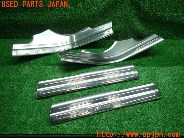 3UPJ=13430616]BMW X3(F25)前期 20d 2014y 社外 インナードアプレート 敷居プロテクター ステンレス カバー トリム 4点 中古_m0