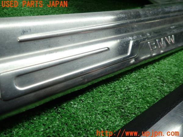 3UPJ=13430616]BMW X3(F25)前期 20d 2014y 社外 インナードアプレート 敷居プロテクター ステンレス カバー トリム 4点 中古_m1