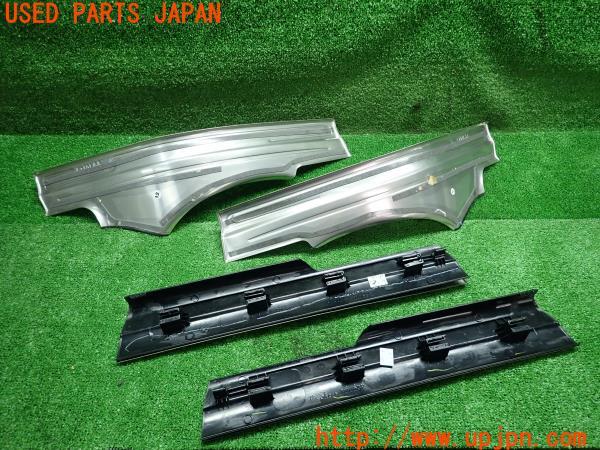 3UPJ=13430616]BMW X3(F25)前期 20d 2014y 社外 インナードアプレート 敷居プロテクター ステンレス カバー トリム 4点 中古_m3