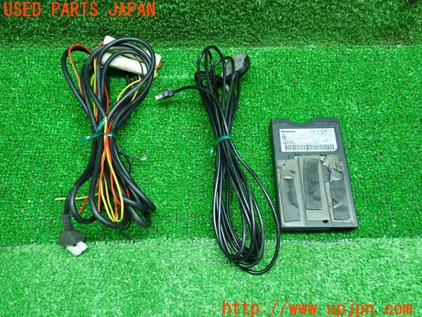 3UPJ=13560503]Panasonic パナソニック ETC車載器 CY-ET907KD アンテナ分離 音声案内 中古_m2