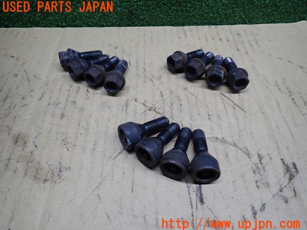 3UPJ=13620967]BMW Z4 ロードスター(E85)前期 2004y 純正 ホイールボルト 首下26mm M12 P1.5 12点 中古_m0