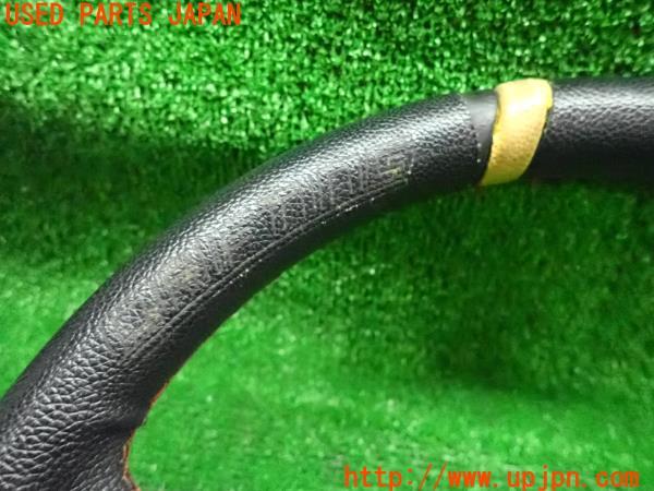3UPJ=13710617]ランクル60系(HJ61V(改))後期 DRIFTING ステアリングホイール ディープコーン 345mm ハンドル ブラック 中古_m1